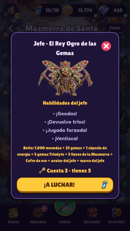 Boss abilities